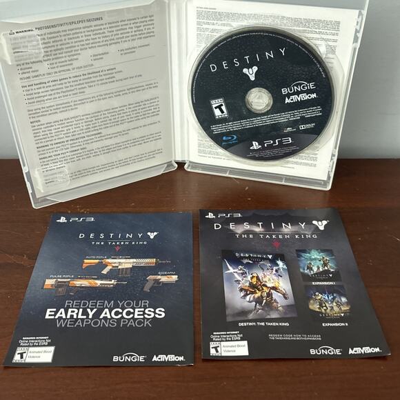 Destiny The Taken King Legendary Edition PS3 PlayStation 3 - Complete CIB - Picture 4 of 5